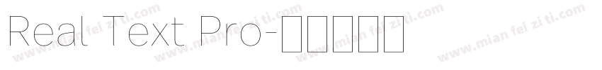 Real Text Pro字体转换